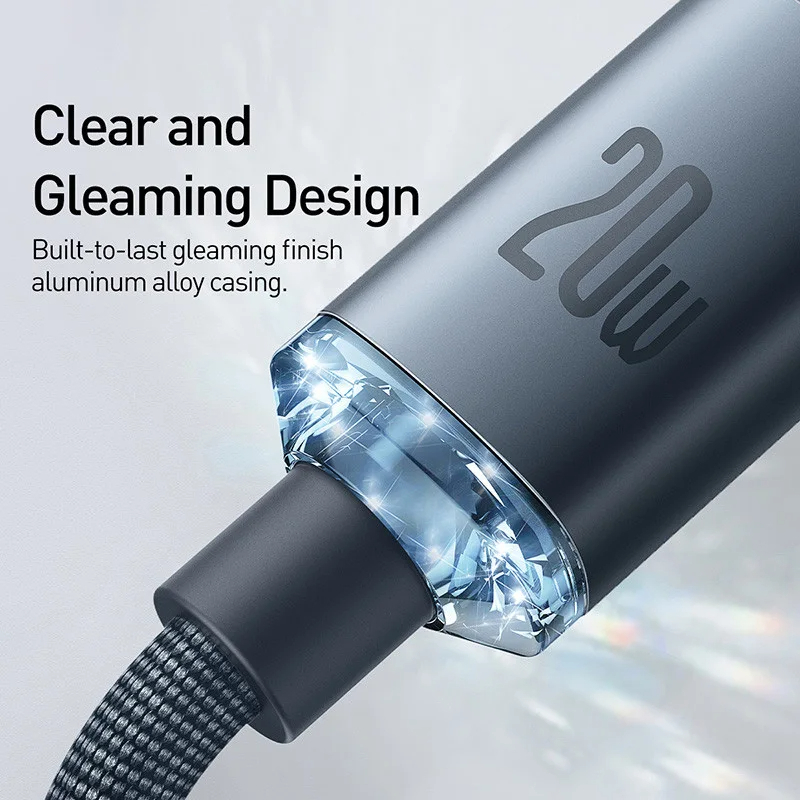  Baseus USB-C إلى Lightning كابل شحن سريع PD 20W