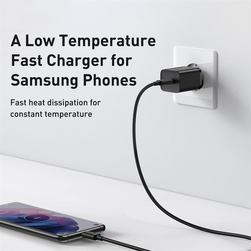  Baseus USB-C شاحن 25 واط بتقنية PD للشحن السريع