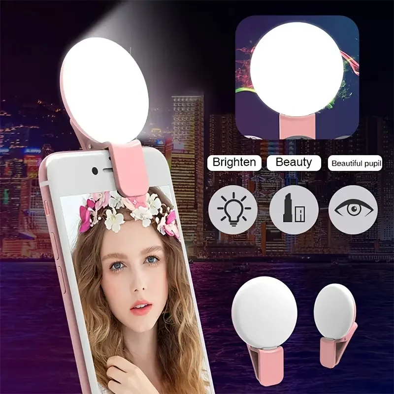 مصباح حلقي LED 10 بوصة للهاتف المحمول
