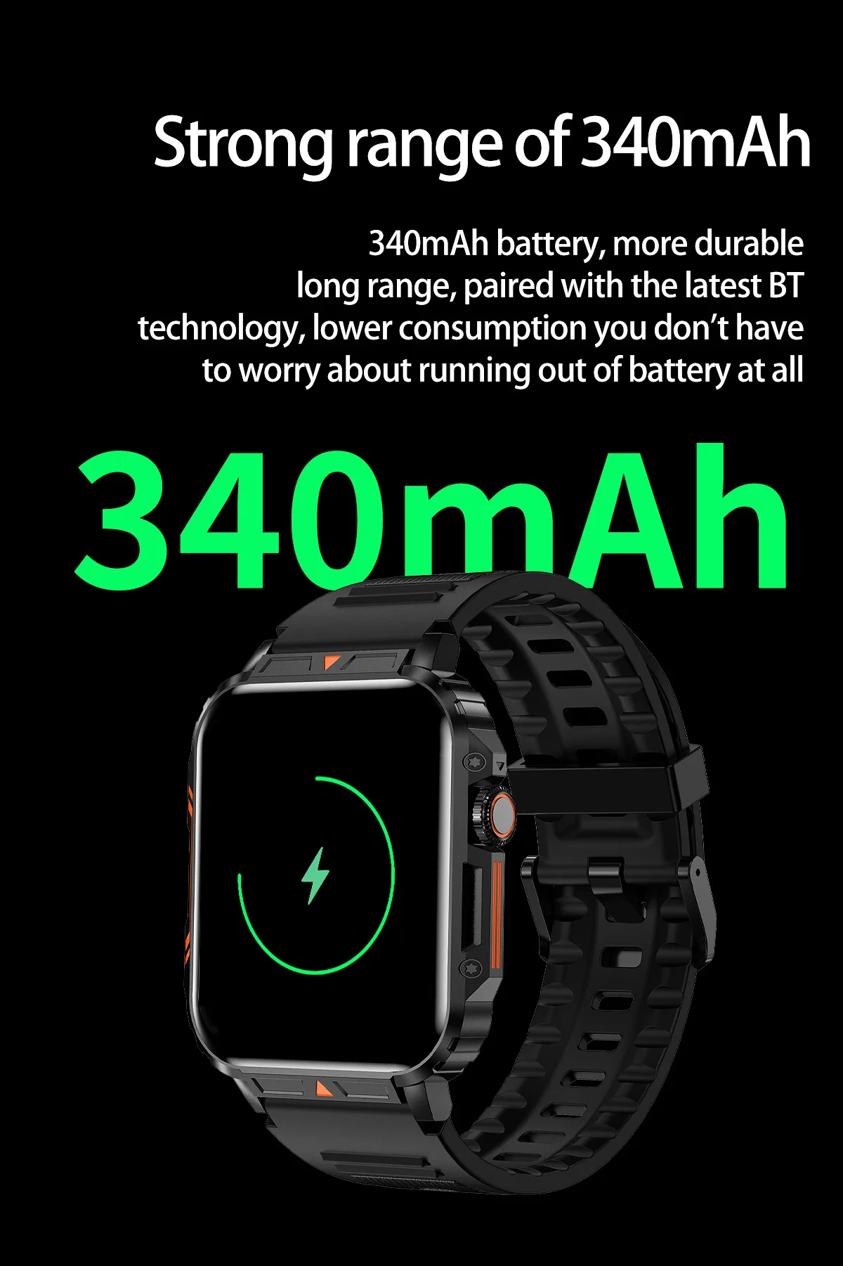  الساعة الذكية AMOLED